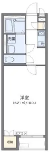 ミランダ三本木【2階】の間取り