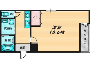 フジパレス城東諏訪ノースI番館【1階】の間取り