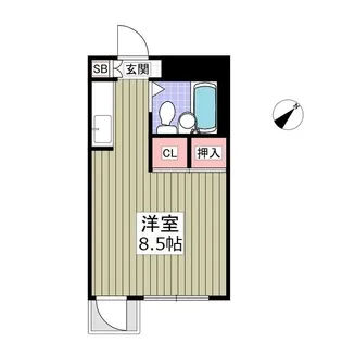 宮前ビル【4階】の間取り