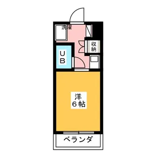 八熊ハイツ【3階】の間取り