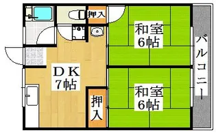 シティハイムフォーサム【2階】の間取り