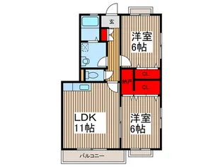 リエールMM【1階】の間取り