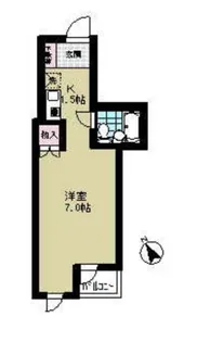 スターハイツ【6階】の間取り