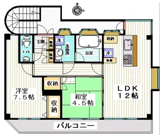 サーラセレーナ【3階】の間取り