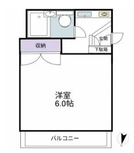 ライベストコート池袋II【2階】の間取り