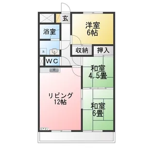 モアメゾン【3階】の間取り