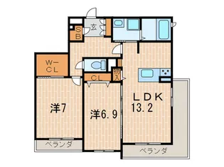 グラン・ソラ-レ【3階】の間取り