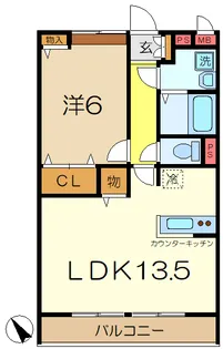 フォレスト3【3階】の間取り