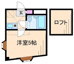 グリーンハイム綱島【2階】の間取り