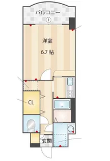 サニーサイドアップ【3階】の間取り