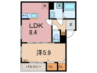 Neve【3階】の間取り