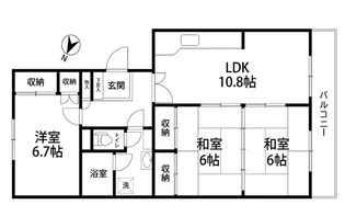 リリーディアたまプラーザ【5階】の間取り