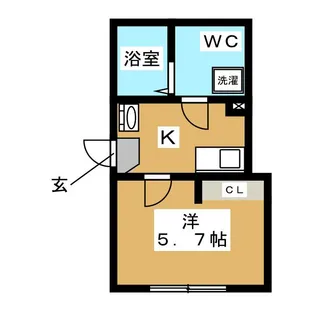 ラフレイズ金沢八景【1階】の間取り