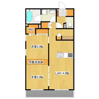 ハレルアナ久が原【2階】の間取り