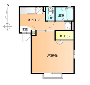 ネオフォーブル【2階】の間取り