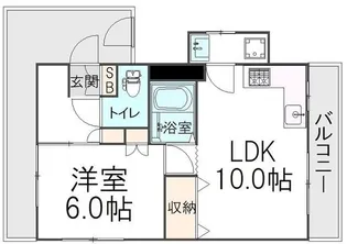 レックスII【3階】の間取り