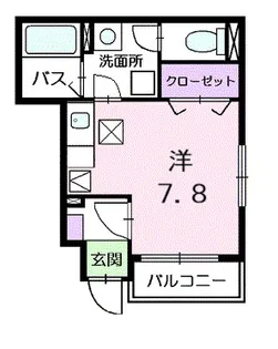 エコーハイム【1階】の間取り