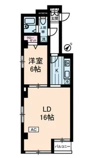 服部ビル【4階】の間取り