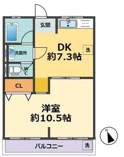 兵庫ハイツ【4階】の間取り