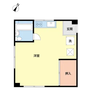 コーポプランタニエ【2階】の間取り