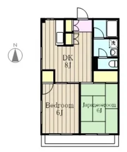 マンションセラヴィ【2階】の間取り
