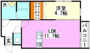 MAI MIO【2階】の間取り