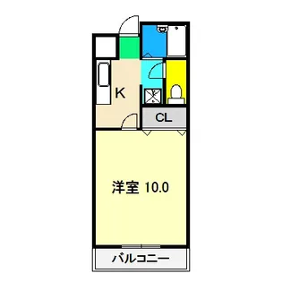 ガーデンハイム西村【6階】の間取り