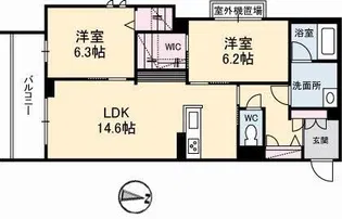HIRA TERRACE【3階】の間取り