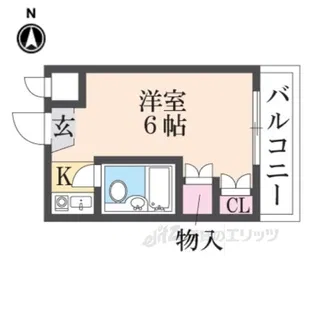 岩崎ハイツP2【3階】の間取り