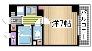 SHOWA EXCEL VIEW KOBE【4階】の間取り
