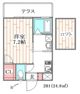 グリーングローブ【2階】の間取り