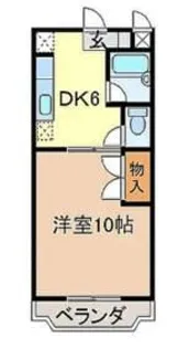 アルビオンシティ富士【1階】の間取り