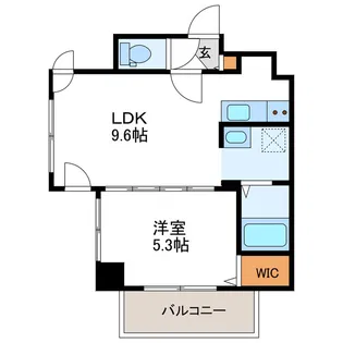 ラ・トゥール18【6階】の間取り
