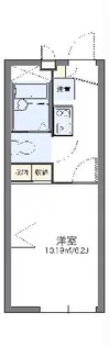 レオパレスシャルマン北越谷V【2階】の間取り