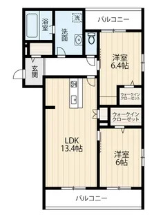 グラン シャテーヌ【3階】の間取り