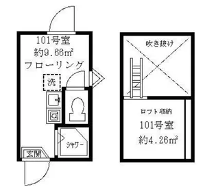 ティ・アーモ ピュア【1階】の間取り
