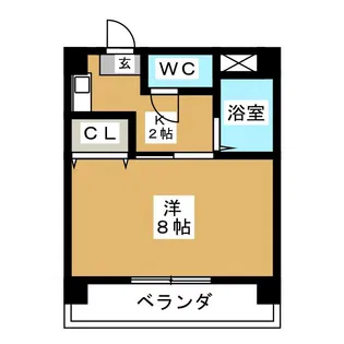 プランドールK【2階】の間取り