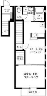 ベルリビオンII【2階】の間取り