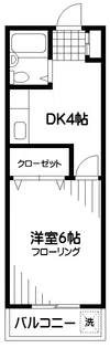 ハイツK.K.【2階】の間取り