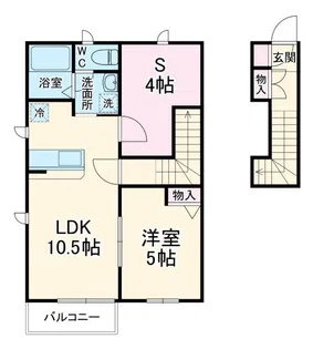 ソレイユ船橋本町【2階】の間取り