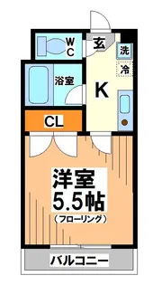 ラスター調布 【当店限定物件】【2階】の間取り