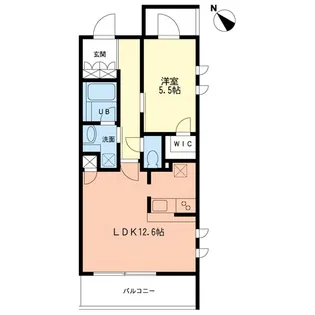 クラルテ東戸塚【2階】の間取り