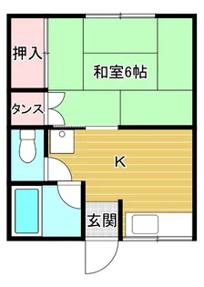コーポメモリー【1階】の間取り