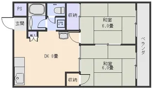 シティハウス壱番館【1階】の間取り