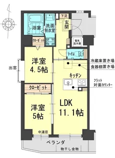 サンフルール【1階】の間取り