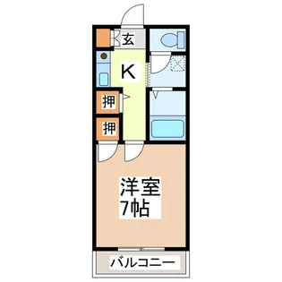 Vステージ平山【3階】の間取り