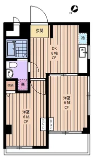 高輪ビューハイツ【4階】の間取り