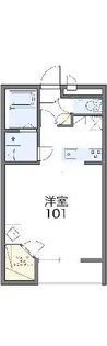 レオパレスKAZUMI【2階】の間取り
