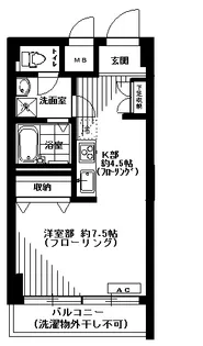 秀和高輪レジデンス【4階】の間取り