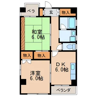 小玉ビル【6階】の間取り